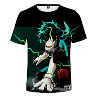 Inspired by My Hero Academia / Boku No Hero Cosplay Cosplay Costume T-shirt Terylene Graphic Printing T-shirt For Women