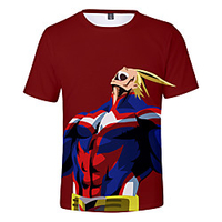 Inspired by My Hero Academia / Boku No Hero Cosplay Cosplay Costume T-shirt Terylene Graphic Printing T-shirt For Women