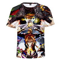 Inspired by My Hero Academia / Boku No Hero Cosplay Cosplay Costume T-shirt Terylene Graphic Printing T-shirt For Women
