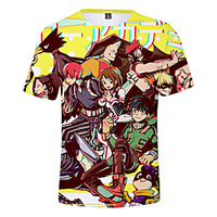 Inspired by My Hero Academia / Boku No Hero Cosplay Cosplay Costume T-shirt Terylene Graphic Printing T-shirt For Women