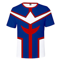 Inspired by My Hero Academia / Boku No Hero Cosplay Cosplay Costume T-shirt Terylene Graphic Printing T-shirt For Women
