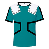 Inspired by My Hero Academia / Boku No Hero Cosplay Cosplay Costume T-shirt Terylene Graphic Printing T-shirt For Women