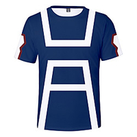 Inspired by My Hero Academia / Boku No Hero Cosplay Cosplay Costume T-shirt Terylene Graphic Printing T-shirt For Women