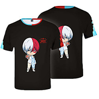 Inspired by My Hero Academia / Boku No Hero Cosplay Cosplay Costume T-shirt Terylene Graphic Printing T-shirt For Women