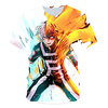 Inspired by My Hero Academia / Boku No Hero Cosplay Cosplay Costume T-shirt Terylene Graphic Printing T-shirt For Women