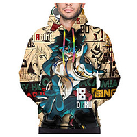 Inspired by My Hero Academia / Boku No Hero Midoriya Izuku Cosplay Costume Hoodie Terylene 3D Printing Harajuku Graphic Hoodie For Women