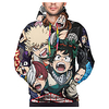 Inspired by My Hero Academia / Boku No Hero Midoriya Izuku Cosplay Costume Hoodie Terylene 3D Printing Hoodie For Women