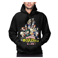 Inspired by My Hero Academia / Boku No Hero Midoriya Izuku Cosplay Costume Hoodie Terylene 3D Printing Hoodie For Women