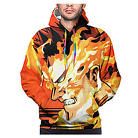 Inspired by My Hero Academia / Boku No Hero Midoriya Izuku Cosplay Costume Hoodie Terylene 3D Printing Hoodie For Women