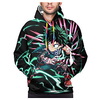 Inspired by My Hero Academia / Boku No Hero Midoriya Izuku Cosplay Costume Hoodie Terylene 3D Printing Hoodie For Women