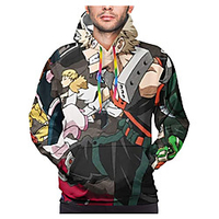 Inspired by My Hero Academia / Boku No Hero Midoriya Izuku Cosplay Costume Hoodie Terylene 3D Printing Hoodie For Women
