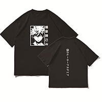 Inspired by My Hero Academia / Boku No Hero Midoriya Izuku Cosplay Costume T-shirt Terylene Graphic Prints Printing Harajuku Graphic T-shirt For Women