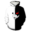 Inspired by My Hero Academia Monokuma Hoodie Anime 100% Polyester Anime 3D Harajuku Graphic Outerwear For Men