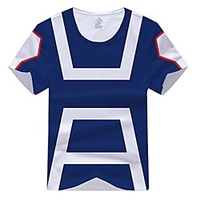 Inspired by My Hero Academy Battle For All / Boku no Hero Academia Cosplay T-shirt Poly / Cotton Cartoon Sporty For Unisex