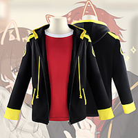Inspired by Mystic Messenger 707 Anime Cosplay Costumes Japanese Cosplay Suits School Uniforms Coat T-shirt For Men
