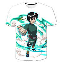 Inspired by Naruto Akatsuki Anime Cartoon Polyester / Cotton Blend 3D 3D Harajuku Graphic T-shirt For Women