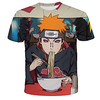 Inspired by Naruto Akatsuki Anime Cartoon Polyester / Cotton Blend 3D 3D Harajuku Graphic T-shirt For Women