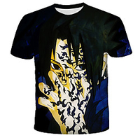 Inspired by Naruto Akatsuki Anime Cartoon Polyester / Cotton Blend 3D 3D Harajuku Graphic T-shirt For Women