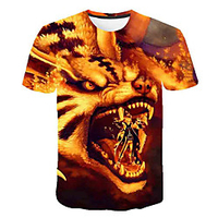 Inspired by Naruto Akatsuki Anime Cartoon Polyester / Cotton Blend 3D 3D Harajuku Graphic T-shirt For Women