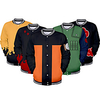 Inspired by Naruto Akatsuki Hatake Kakashi Uzumaki Naruto Varsity Jacket Polyster Anime 3D Harajuku Graphic Coat For Men