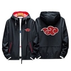 Inspired by Naruto Akatsuki Outerwear Outdoor Jacket Polyster Anime Harajuku Graphic Kawaii Coat For Men