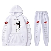 Inspired by Naruto Akatsuki Pants Outfits 100% Polyester Anime Harajuku Graphic Kawaii Pants For Men
