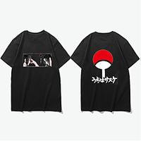 Inspired by Naruto Akatsuki Uchiha Itachi Cosplay Costume T-shirt Polyester / Cotton Blend Graphic Prints Printing Harajuku Graphic T-shirt For Women