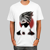 Inspired by Naruto Akatsuki Uchiha Itachi Cosplay Costume T-shirt Polyester / Cotton Blend Graphic Prints Printing T-shirt For Men