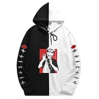 Inspired by Naruto Akatsuki Uchiha Itachi Hoodie Anime 100% Polyester Anime 3D Harajuku Graphic Hoodie For Men