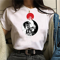 Inspired by Naruto Akatsuki Uchiha Sasuke T-shirt Anime 100% Polyester Anime 3D Harajuku Graphic T-shirt For Unisex / Couple