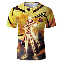 Inspired by Naruto Anime Cartoon 100% Polyester 3D 3D Harajuku Graphic T-shirt For Women