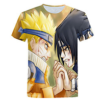 Inspired by Naruto Anime Cartoon 100% Polyester 3D 3D Harajuku Graphic T-shirt For Women