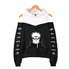 Inspired by Naruto Cosplay Akatsuki Pain Hoodie Fake Two-Piece Polyester / Cotton Blend Print Printing Hoodie For Women