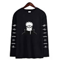 Inspired by Naruto Cosplay Akatsuki Pain Hoodie Polyester / Cotton Blend Print Printing Hoodie For Men
