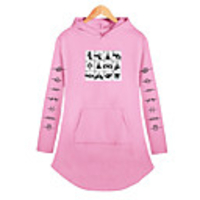 Inspired by Naruto Cosplay Akatsuki Uchiha Dress Hoodie Polyester / Cotton Blend Print Printing Dress For Women