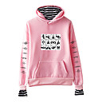 Inspired by Naruto Cosplay Akatsuki Uchiha Hoodie Fake Two-Piece Polyester / Cotton Blend Print Printing Hoodie For Men
