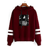 Inspired by Naruto Cosplay Akatsuki Uchiha Hoodie Polyester / Cotton Blend Print Printing Hoodie For Men