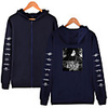 Inspired by Naruto Cosplay Akatsuki Uchiha Hoodie Polyester / Cotton Blend Print Printing Hoodie For Men