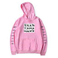 Inspired by Naruto Cosplay Akatsuki Uchiha Hoodie Polyester / Cotton Blend Print Printing Hoodie For Men