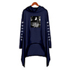 Inspired by Naruto Cosplay Akatsuki Uchiha Hoodie Polyester / Cotton Blend Print Printing Hoodie For Men