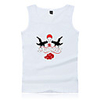Inspired by Naruto Cosplay Akatsuki Uchiha Itachi Cosplay Costume Vest Polyester / Cotton Blend Print Printing Vest For Men
