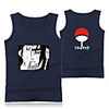 Inspired by Naruto Cosplay Akatsuki Uchiha Itachi Cosplay Costume Vest Polyester / Cotton Blend Print Printing Vest For Men