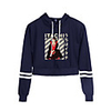 Inspired by Naruto Cosplay Akatsuki Uchiha Itachi Crop Top Hoodie Polyester / Cotton Blend Print Printing Crop Top For Women