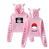 Inspired by Naruto Cosplay Akatsuki Uchiha Itachi Crop Top Hoodie Polyester / Cotton Blend Print Printing Crop Top For Women
