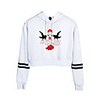 Inspired by Naruto Cosplay Akatsuki Uchiha Itachi Crop Top Hoodie Polyester / Cotton Blend Print Printing Crop Top For Women