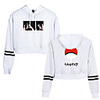 Inspired by Naruto Cosplay Akatsuki Uchiha Itachi Crop Top Hoodie Polyester / Cotton Blend Print Printing Hoodie For Women