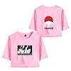 Inspired by Naruto Cosplay Akatsuki Uchiha Itachi Crop Top Pure Cotton Print Printing Crop Top For Women