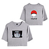 Inspired by Naruto Cosplay Akatsuki Uchiha Itachi Crop Top Pure Cotton Print Printing Crop Top For Women