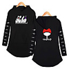 Inspired by Naruto Cosplay Akatsuki Uchiha Itachi Dress Hoodie Polyester / Cotton Blend Print Printing Dress For Women