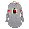 Inspired by Naruto Cosplay Akatsuki Uchiha Itachi Dress Hoodie Polyester / Cotton Blend Print Printing Dress For Women